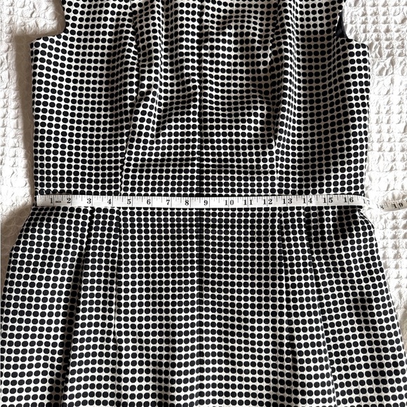 AKRIS PUNTO Dégradé Dot Dress Sz 10 Black/White - Picture 14 of 16